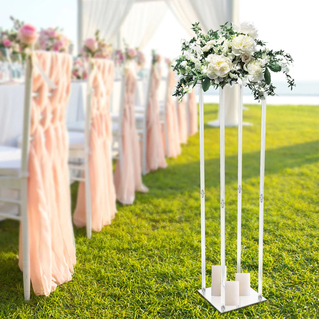 Clear Acrylic Flower Stand Z8748