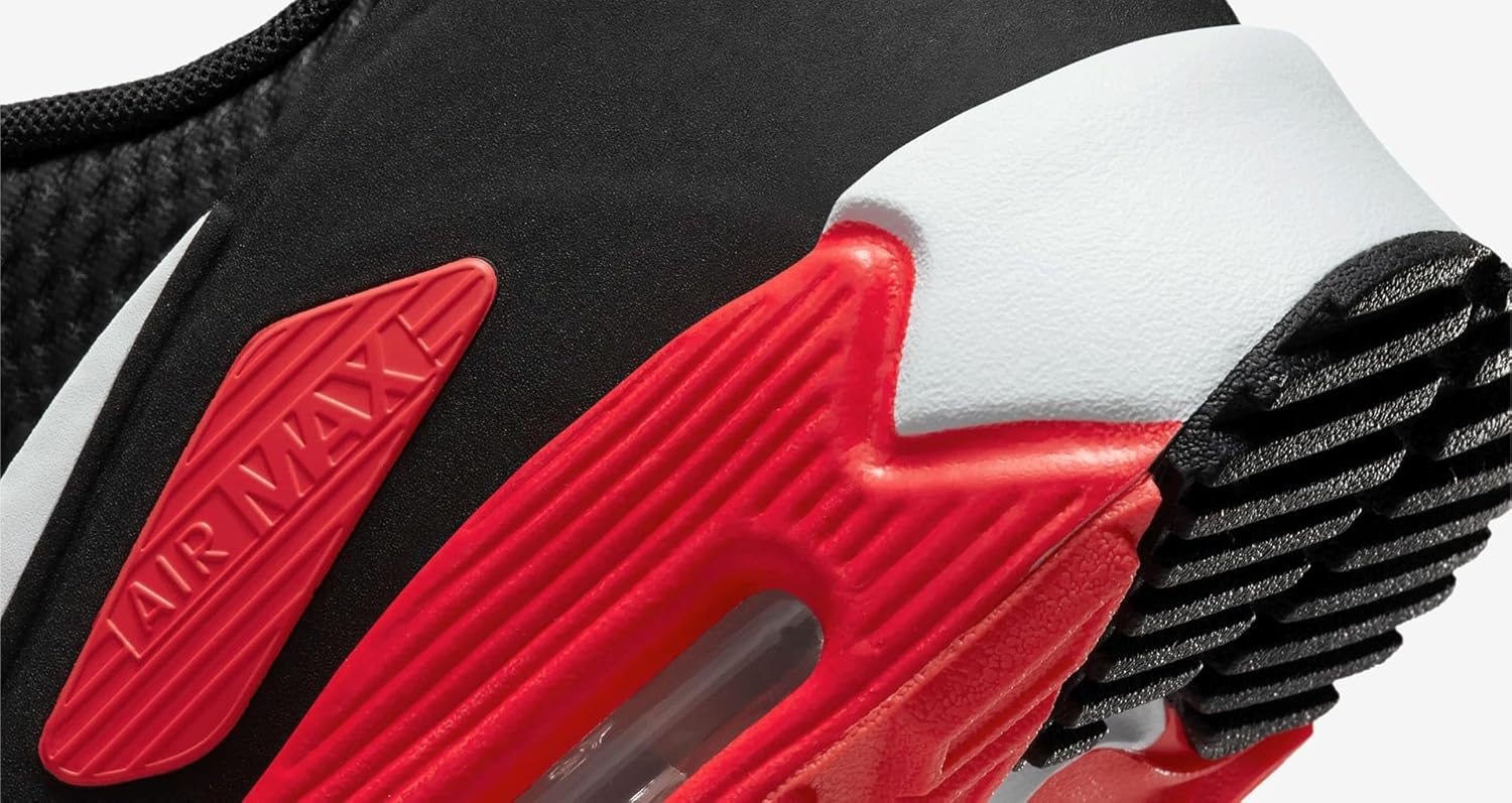 Grey/Black/Red Air Max 90 Shoes N77095
