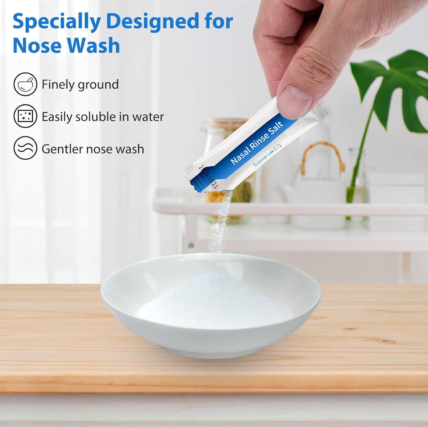 100 Saline Packets for Neti Pots U285