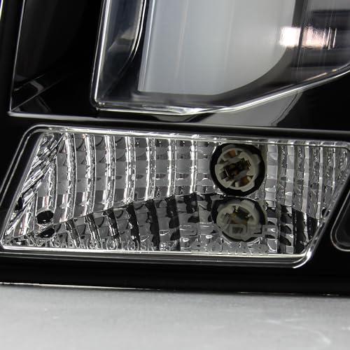 Smoked LED Tail Lamp Brake Lights with Sequential Signal Pair M6593
