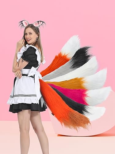 Plush Tail and Ears Faux Fur Animal Fox Wolf Costume Kit I614