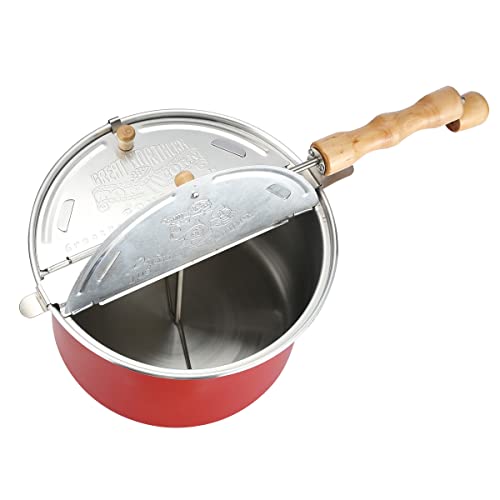 Stainless Steel Stove Top Popcorn Popper, 6 Quart S650