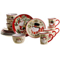 16 Piece Christmas Dinnerware Set I231