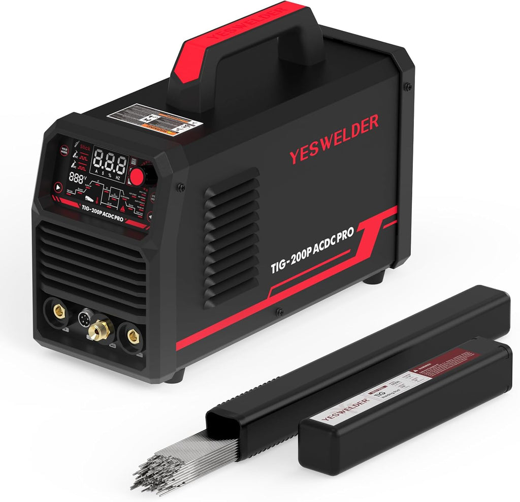 200A AC/DC Pulse Digital Inverter TIG/STICK Welder T488