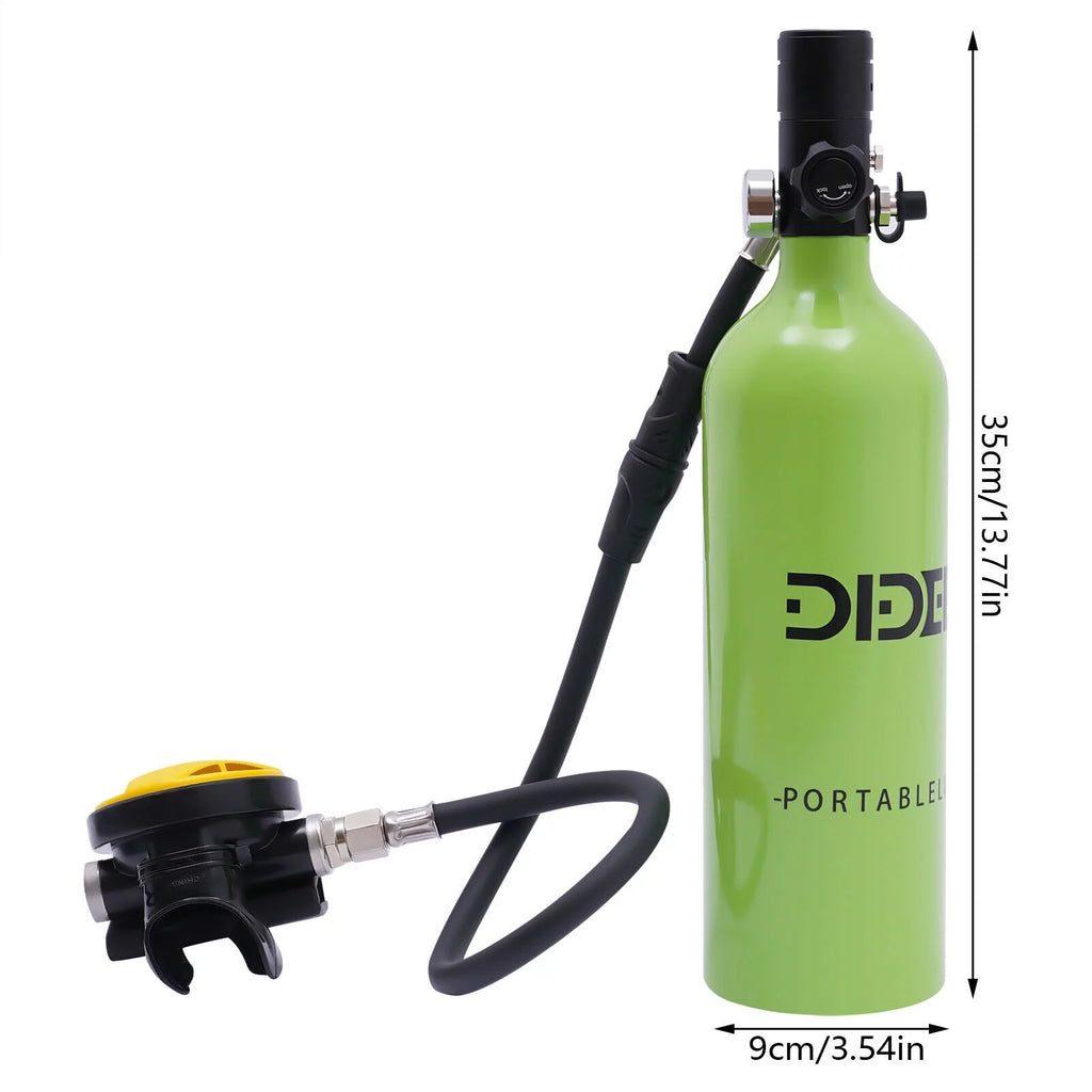 1L Mini Scuba Tank Underwater Dive Oxygen N467659