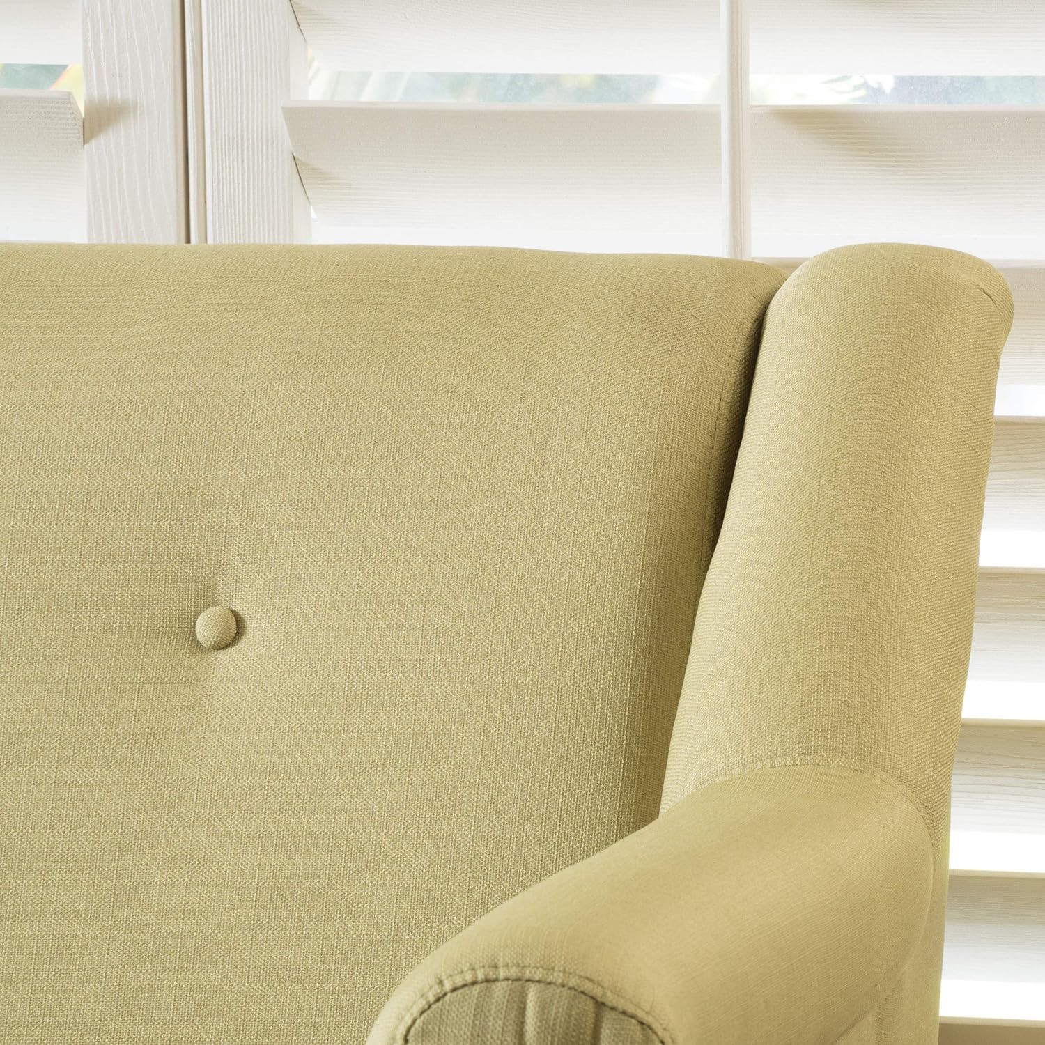 Light Green Fabric Sofa J77287