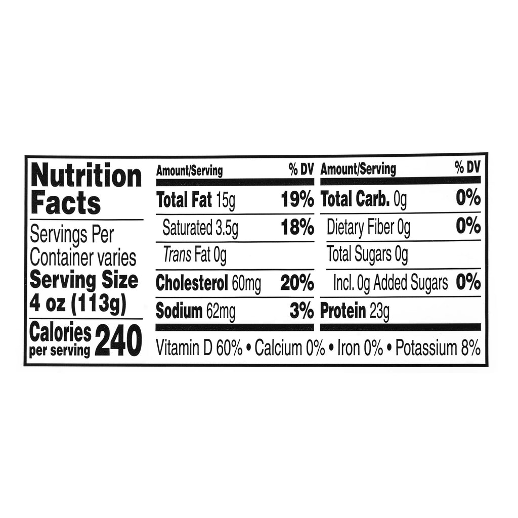 Atlantic Salmon Fillets, 2.00 - 3.00 lb. Whole Salmon Side D966940