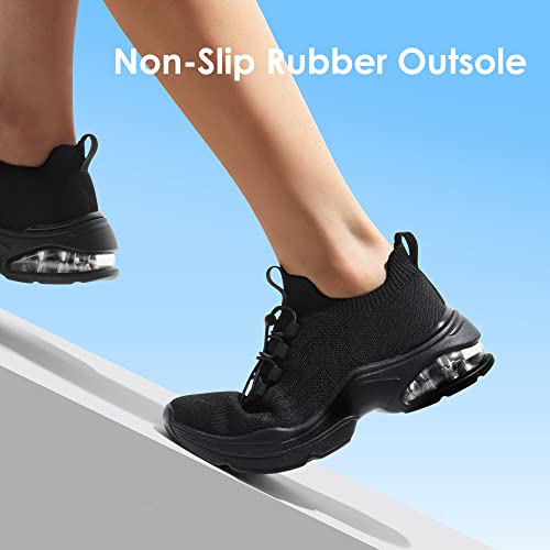 Slip-on Air Cushion Slip Resistant Walking Sneakers P9578