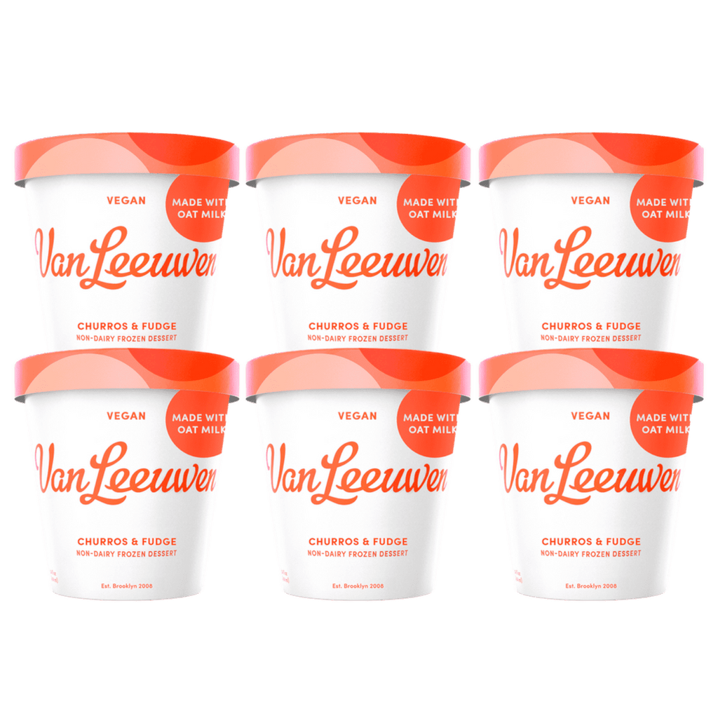 Oat Milk Churros & Fudge Ice Cream Pint (6 Count) V29603