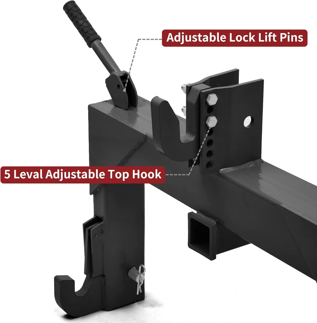 3 Point Quick Hitch with 2" Receiver Hitch Adaptation P821471