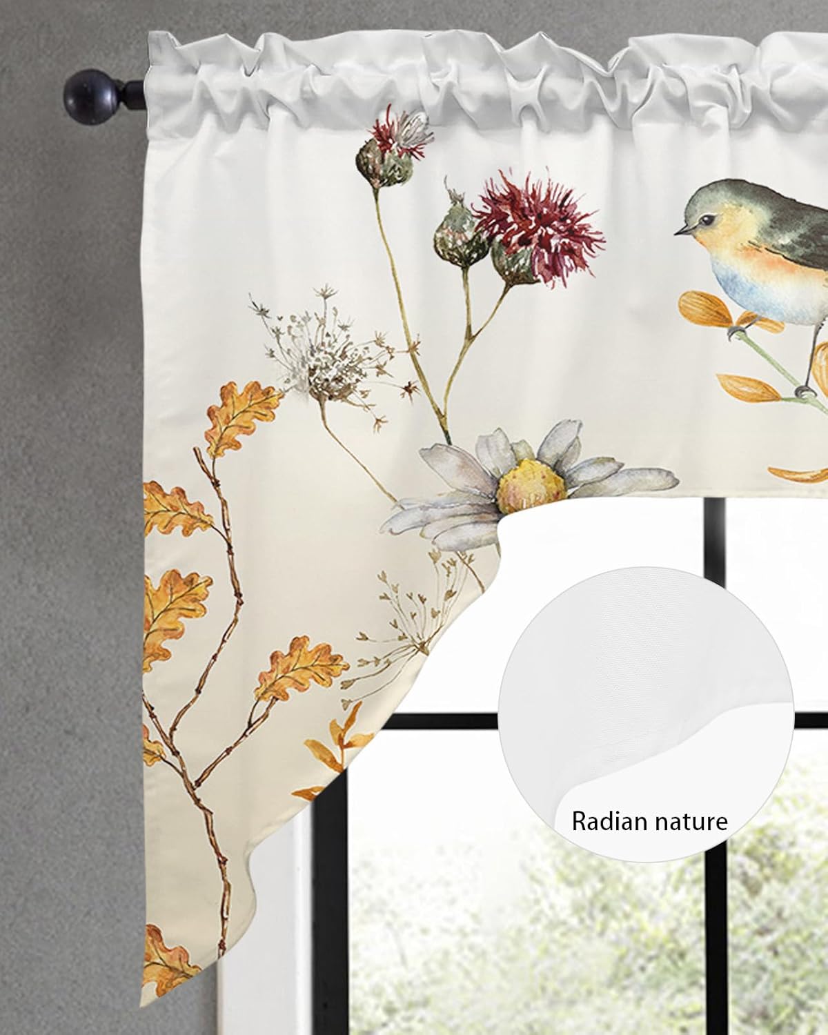 56''x36'' Rod Pocket Valance Curtains U861
