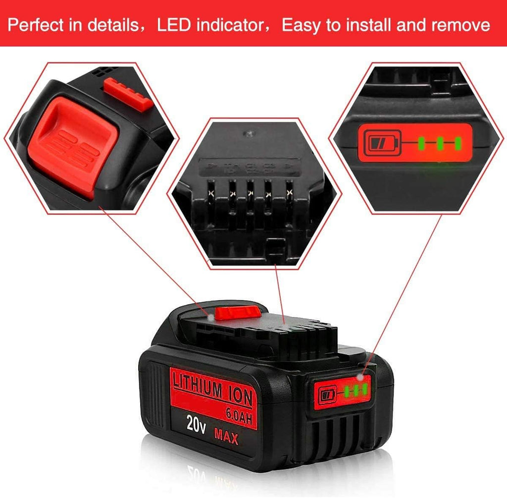 6.0Ah 20V Lithium Battery R62840