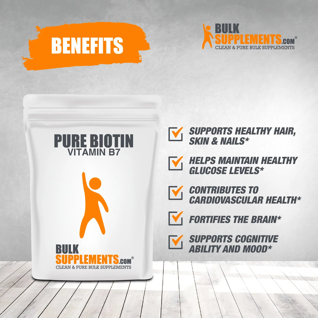 Pure Biotin (Vitamin B7) - 100 Grams P390369
