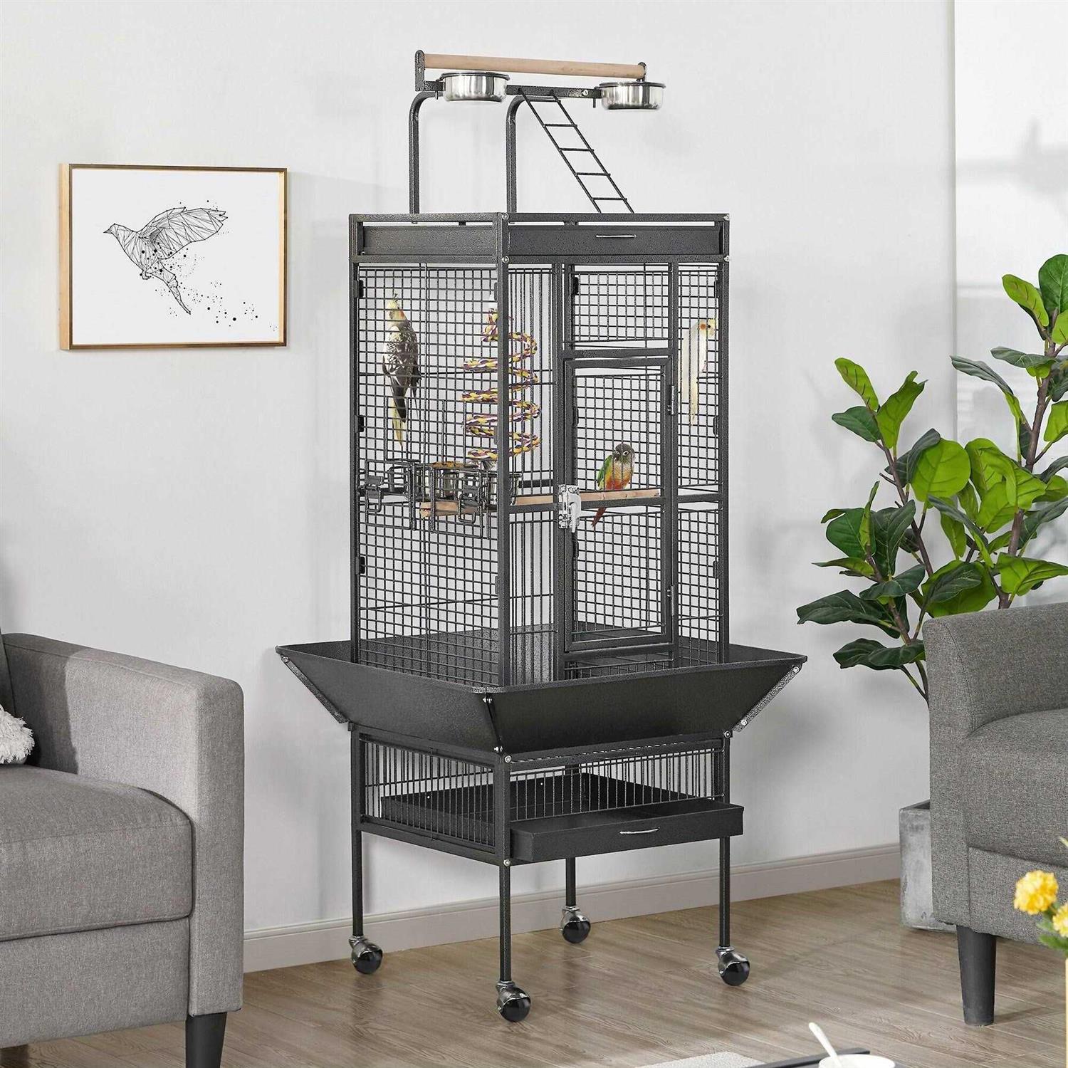 61-in Rolling Parrot Cage Z539282