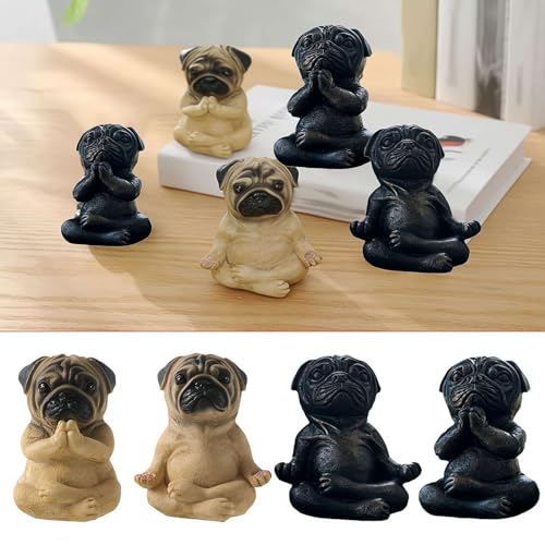 Large Meditation Sitting Dog Statue C6392