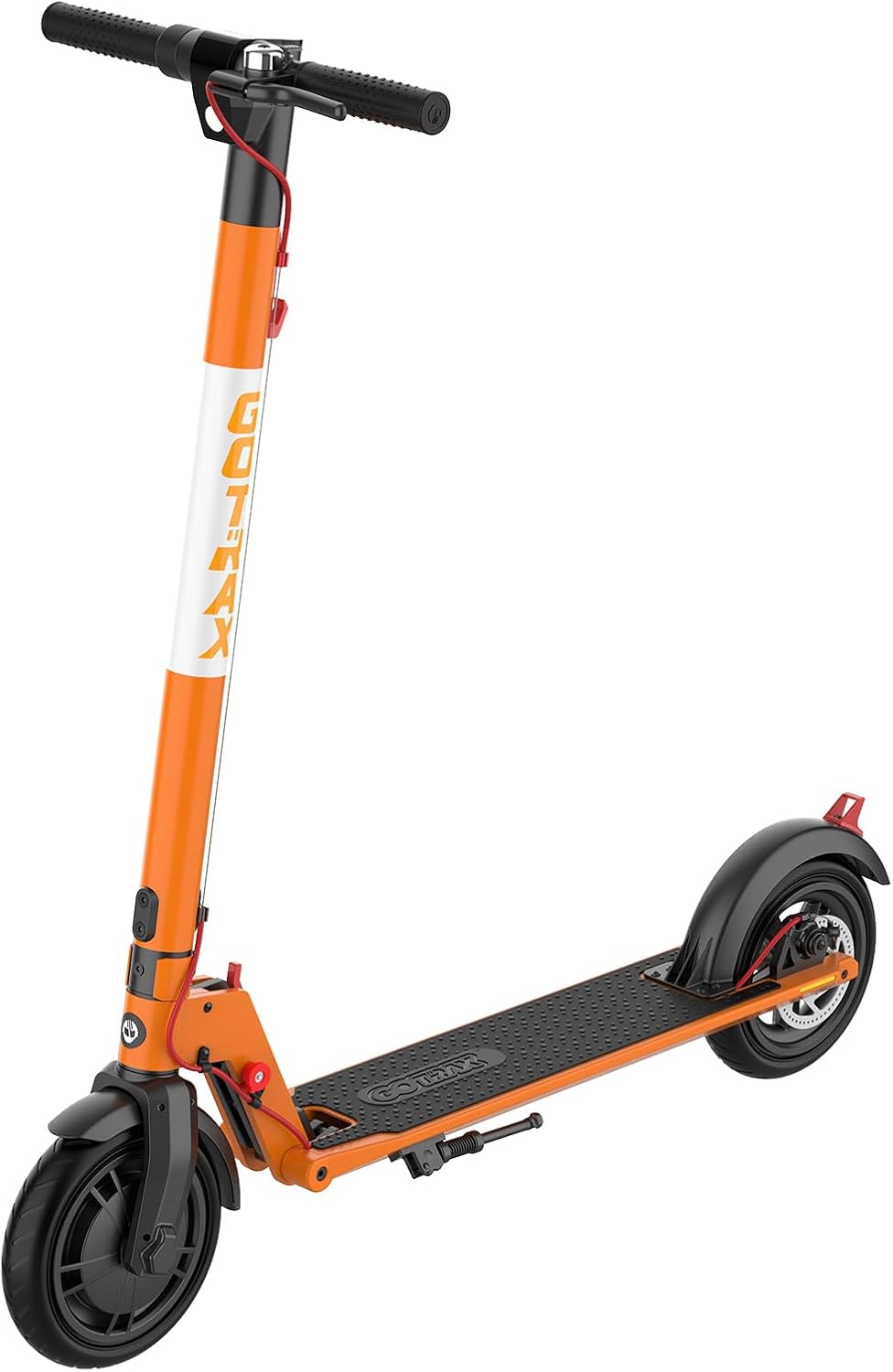 Orange Electric Scooter with 8.5" Solid Tire, 250W Motor, Aluminum Alloy Frame P945616