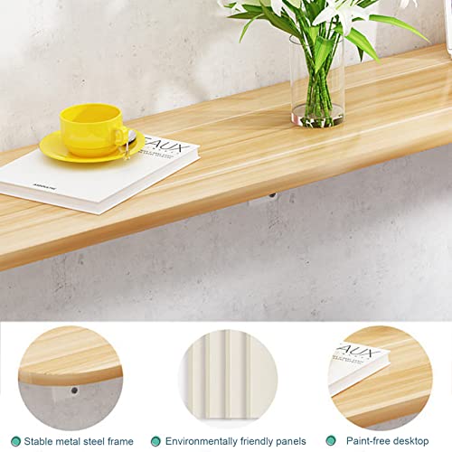 White Wall-Mounted Folding Table 60x30cm W60485