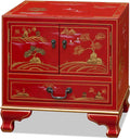 Red Accent Cabinet Z75708