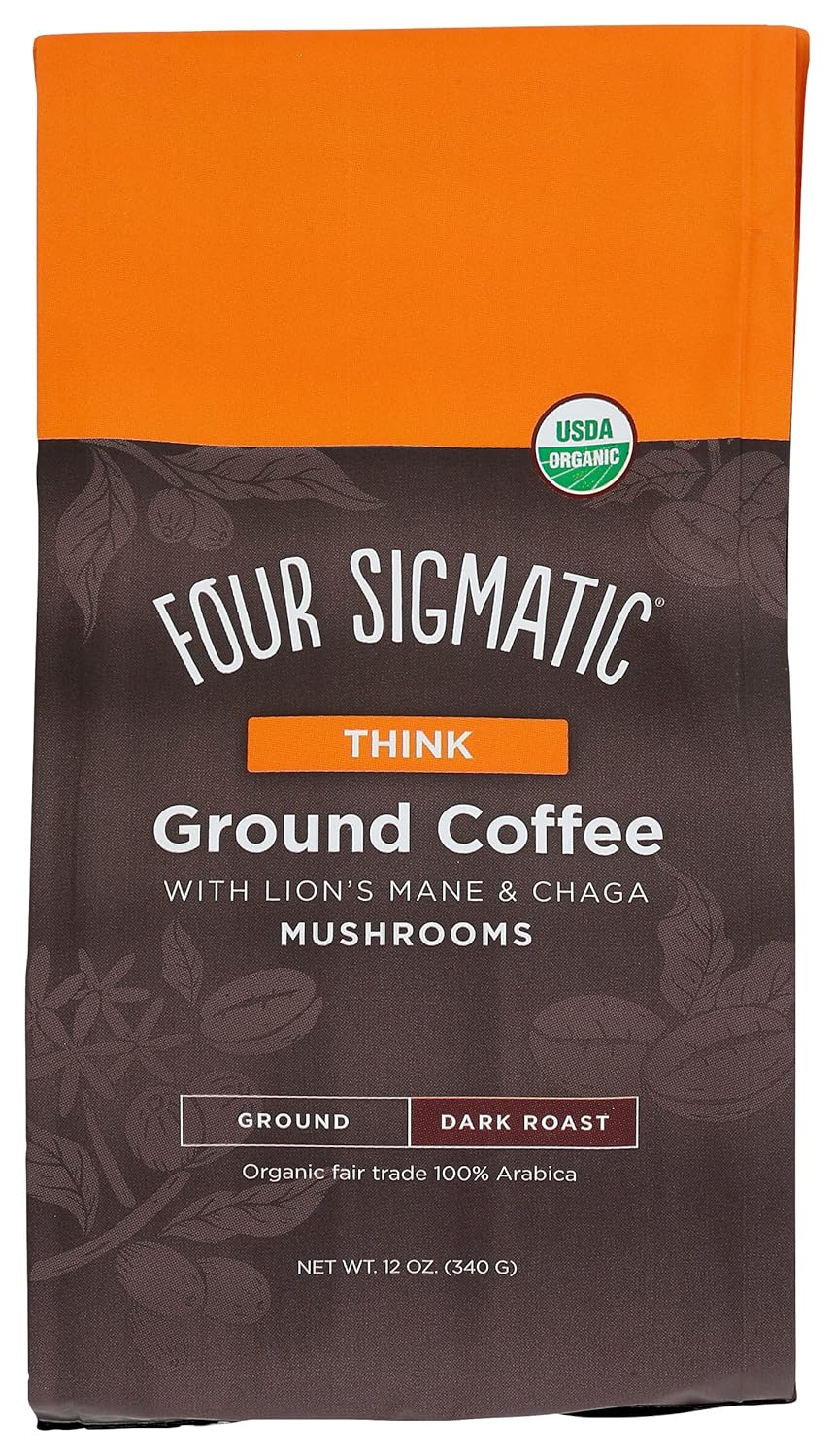 Mushroom Ground Coffee, 12 oz N90362