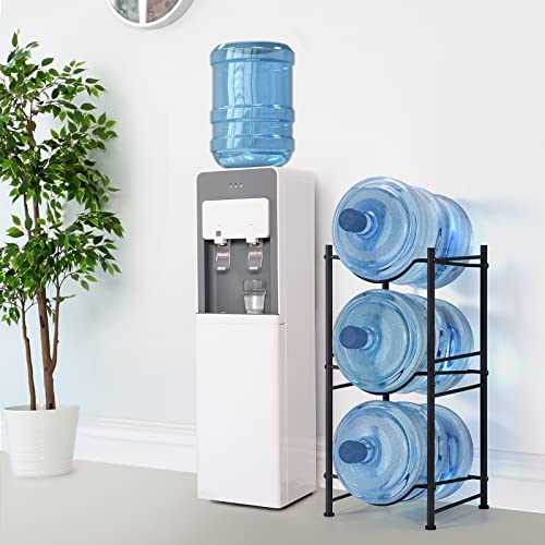 Black 3 Tier Heavy Duty Water Jug Storage Rack X86675
