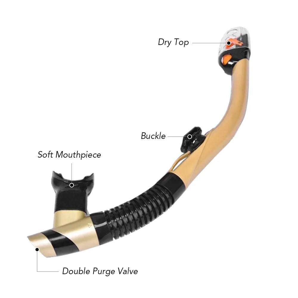 Leakproof Snorkel Set with Dry Snorkel Tube D149555