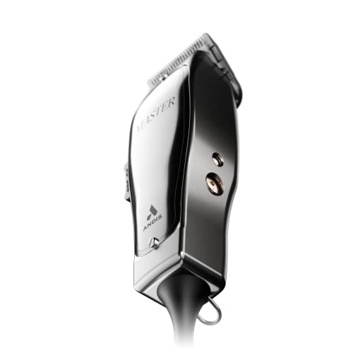 Professional Fade Master Hair Clipper, Adjustable Carbon Steel Fade Blade Clipper, Chrome, Silver O83536