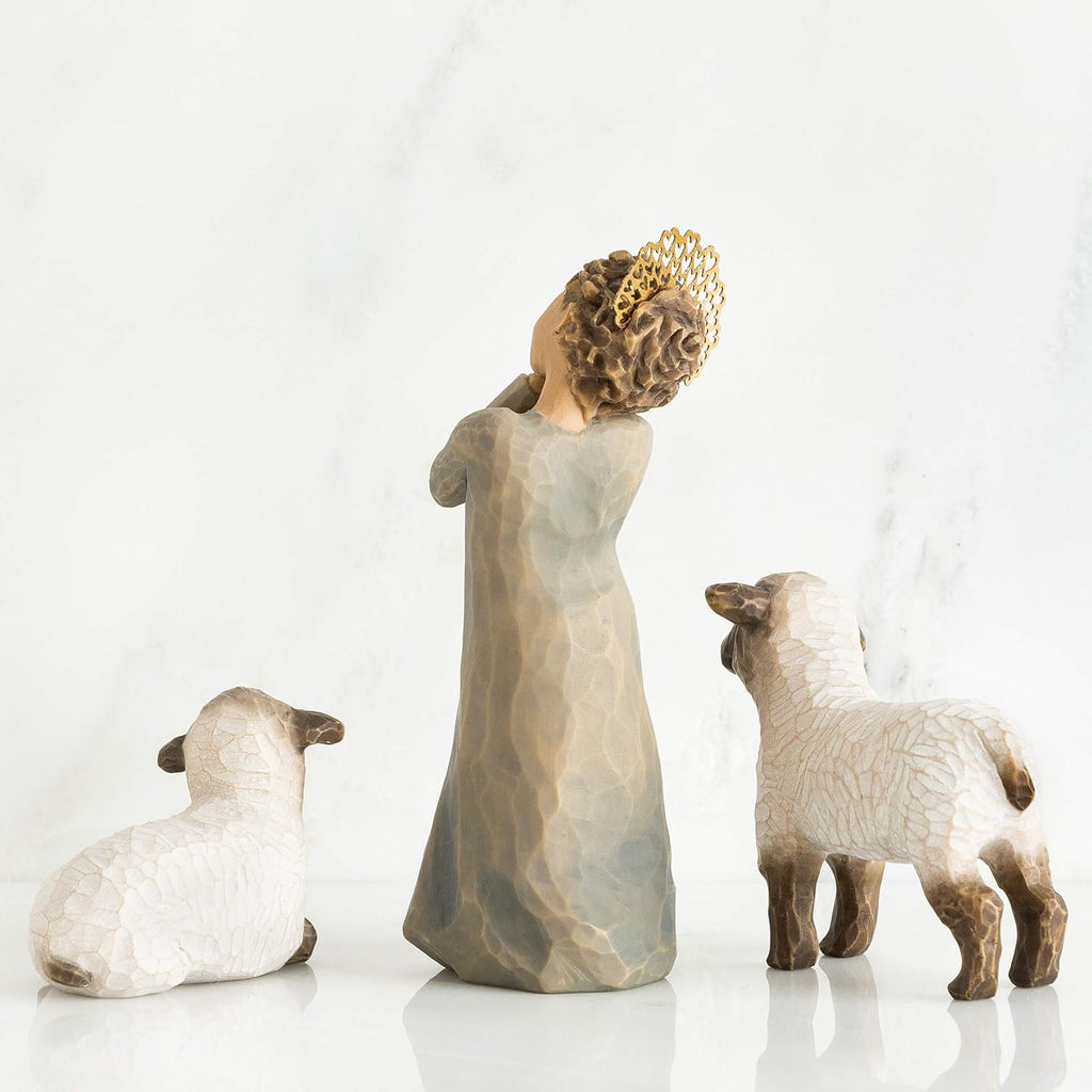 3-piece set hand-painted nativity figures X7961