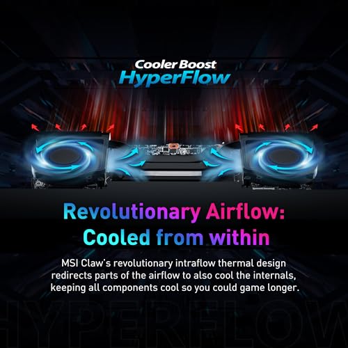 Black 7" FHD 120Hz Display 16GB LPDDR5 512GB NVMe SSD PC Gaming Handheld A9174
