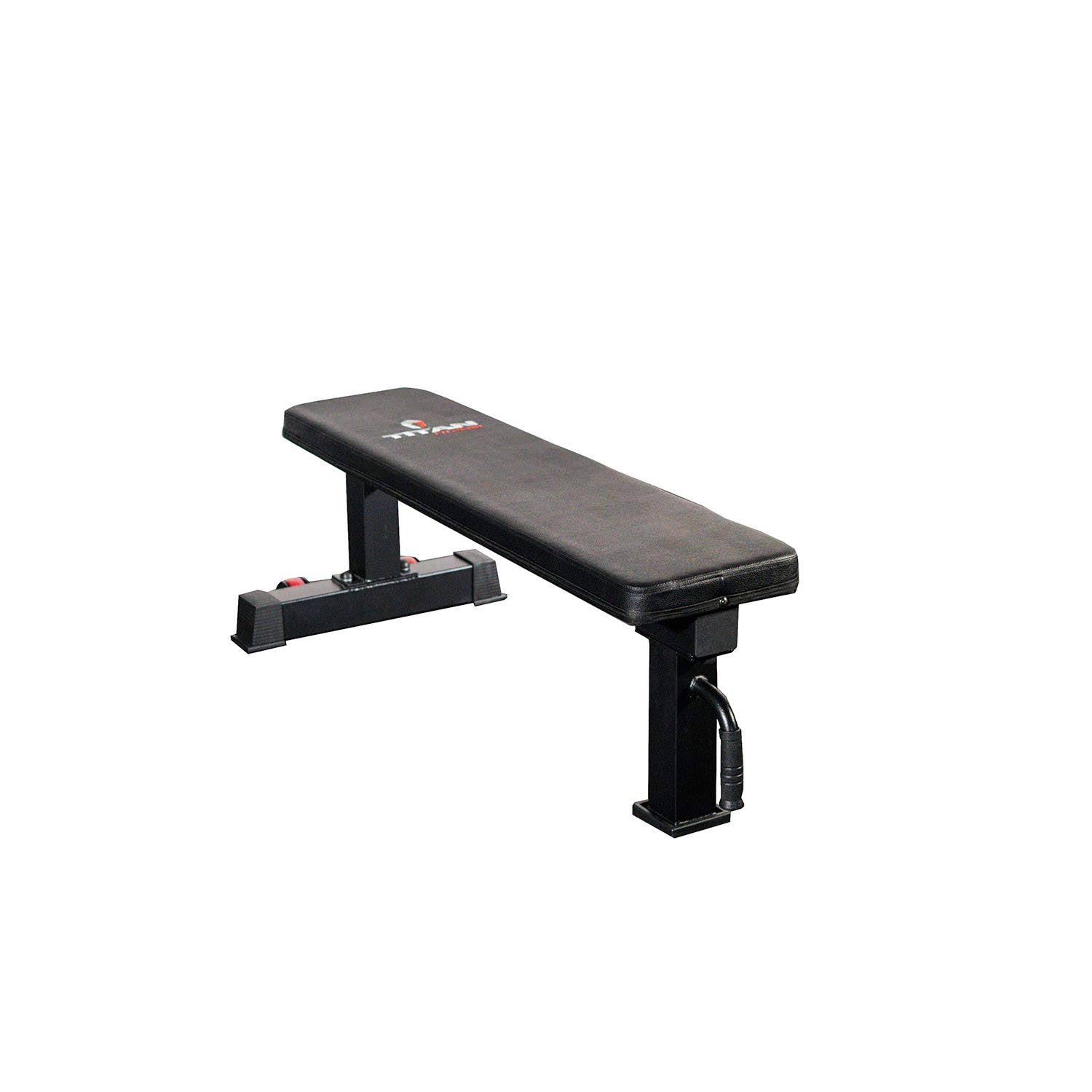 Tri-Pod Competition Flat Workout Bench, Rated 1,000 lb Utility U77109