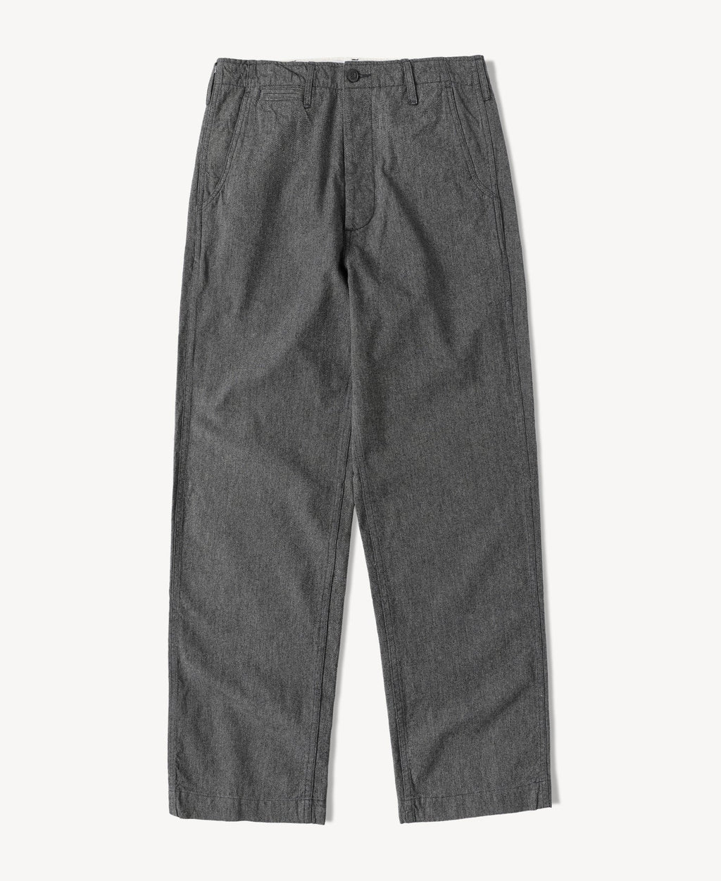 Black Chambray Work Pants