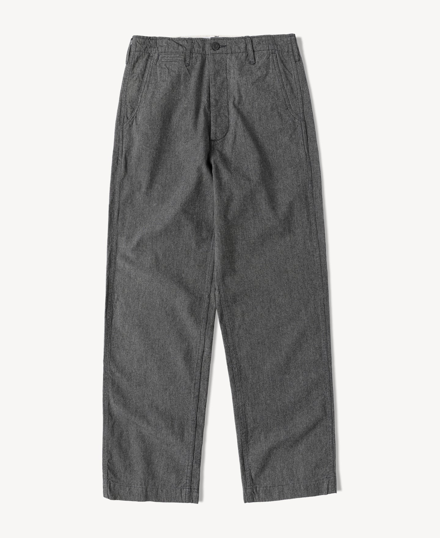 Black Chambray Work Pants
