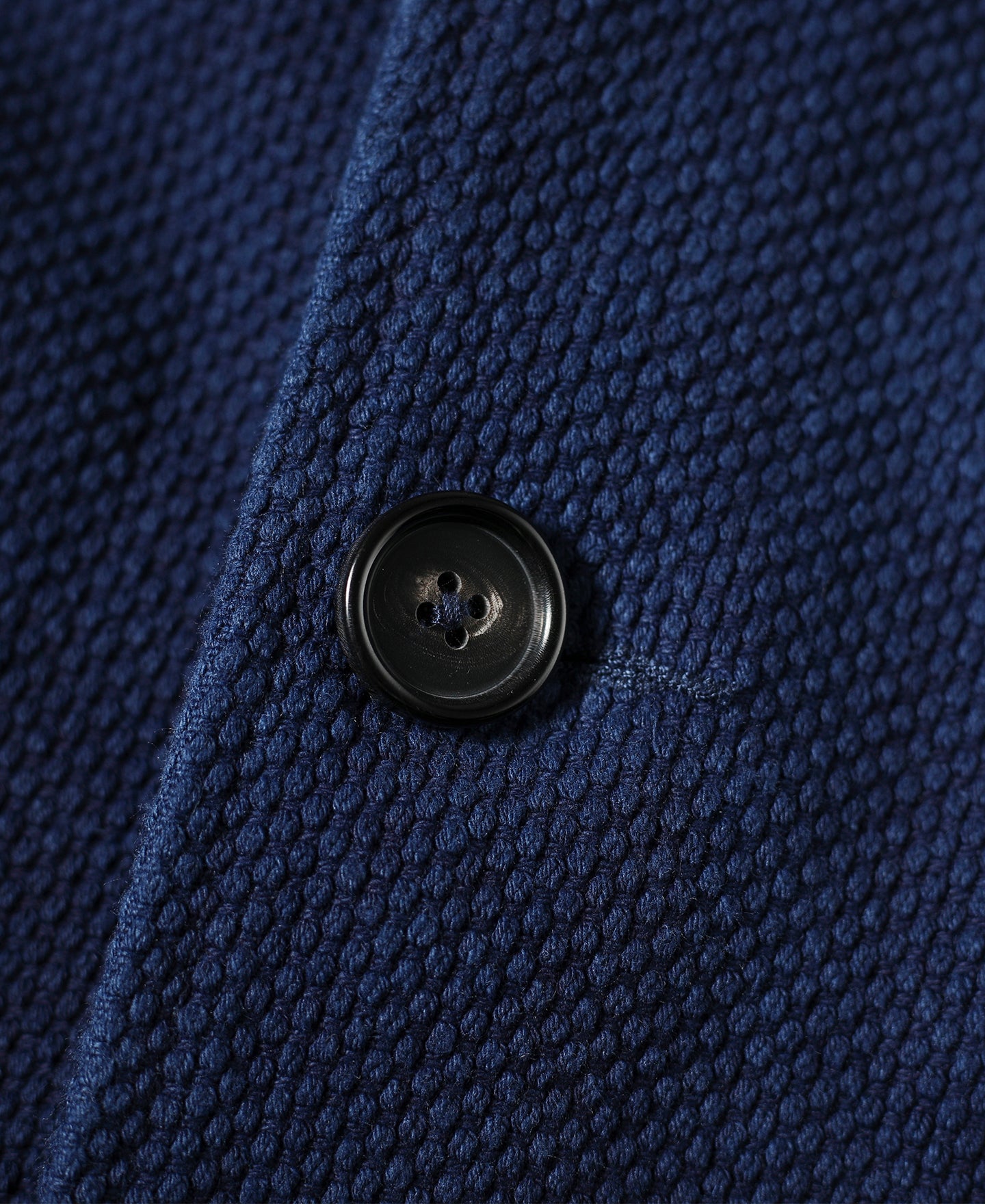 Indigo-Dyed Sashiko Work Jacket