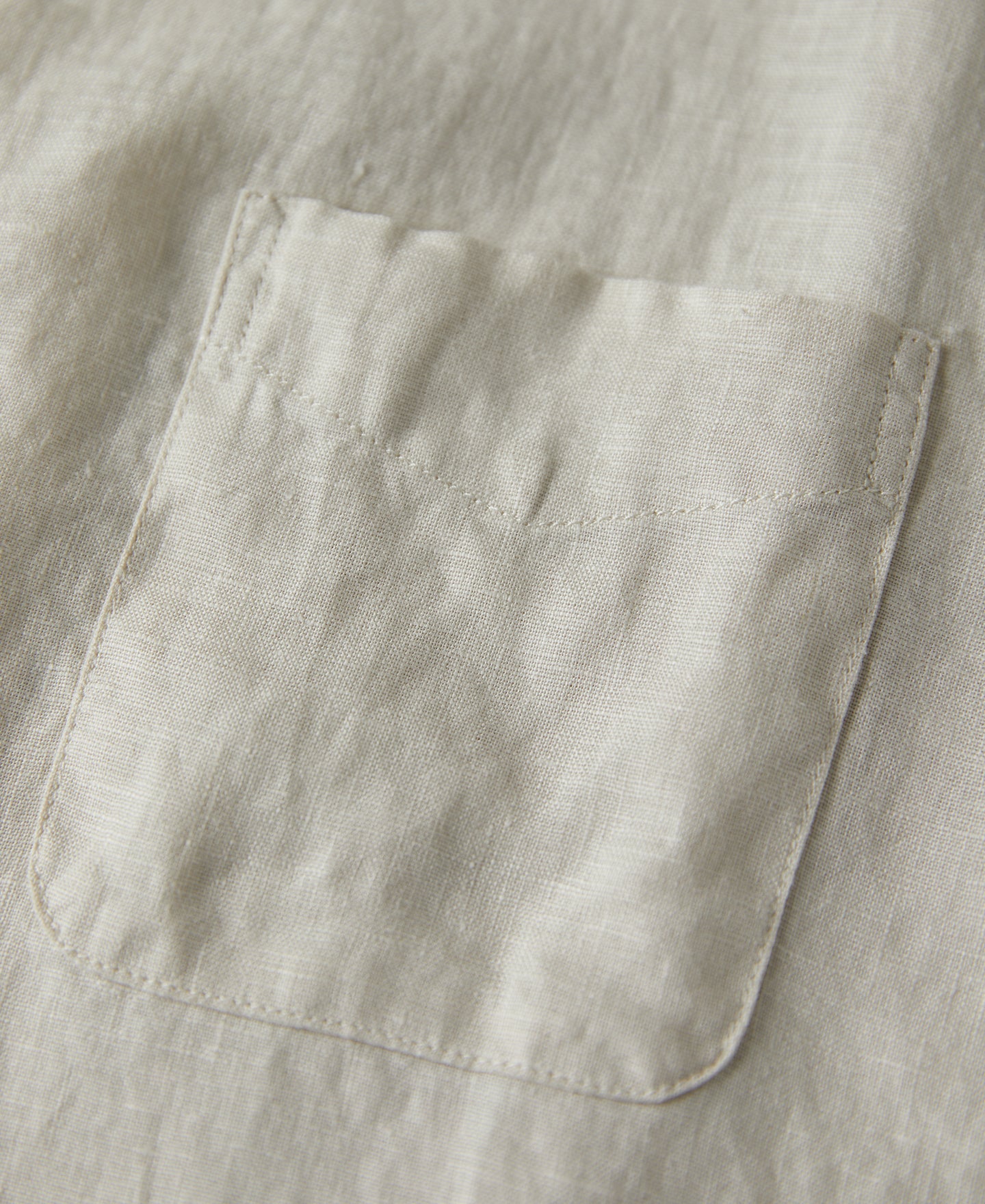 1950s Italian Collar Linen Shirt