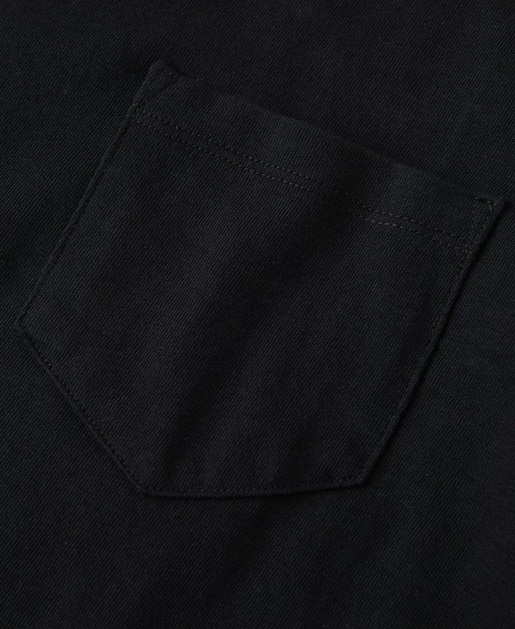 Classic Fit Loopwheel Slub Cotton Pocket T-Shirt