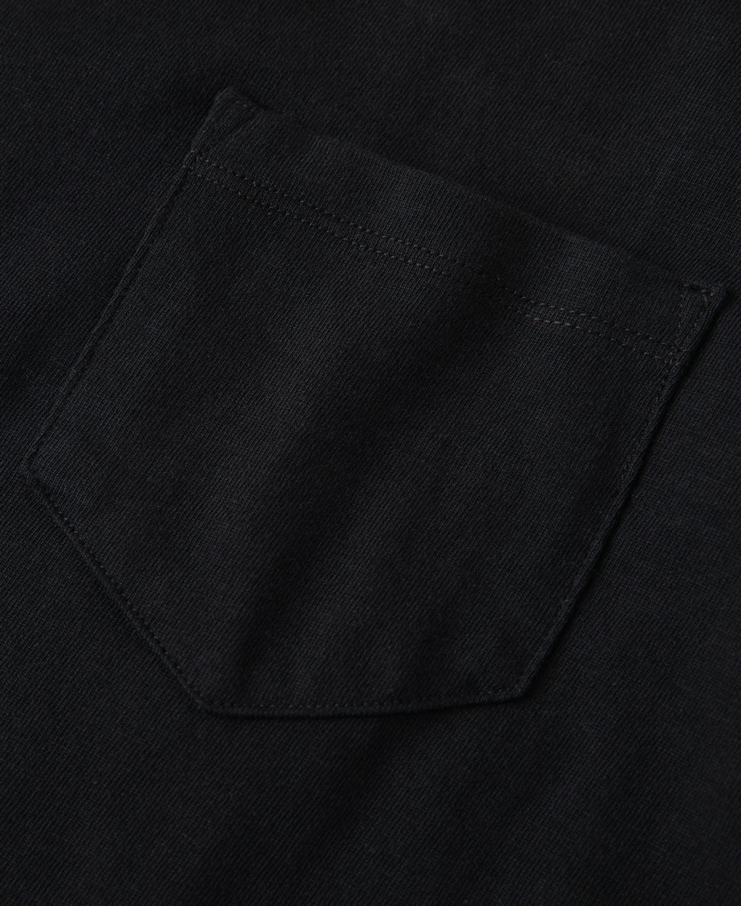 Classic Fit Loopwheel Slub Cotton Pocket T-Shirt