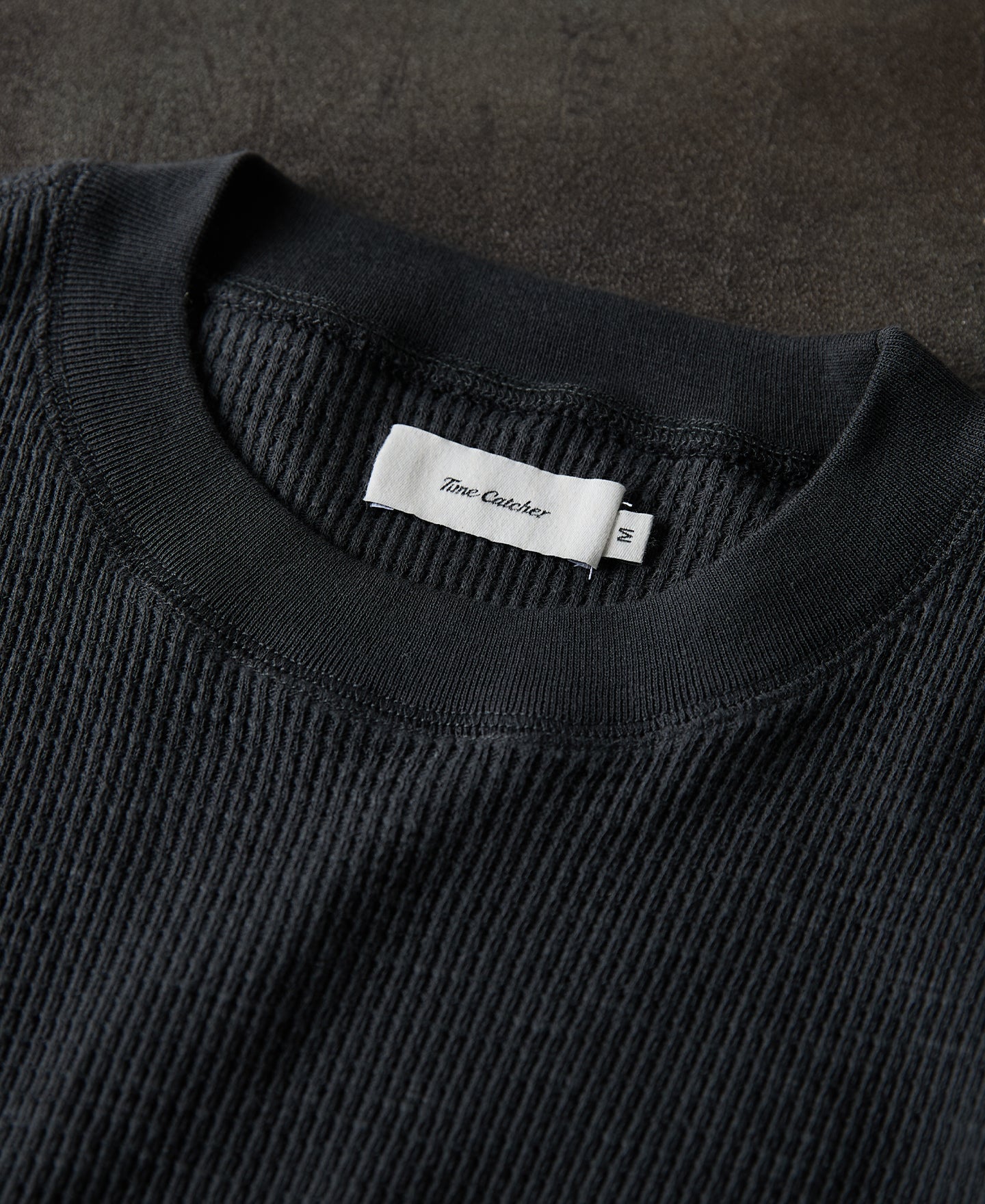 Honeycomb Waffle Knit T-Shirt