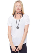 Wanted & Wild Braided Leather Antique Sterling Necklace