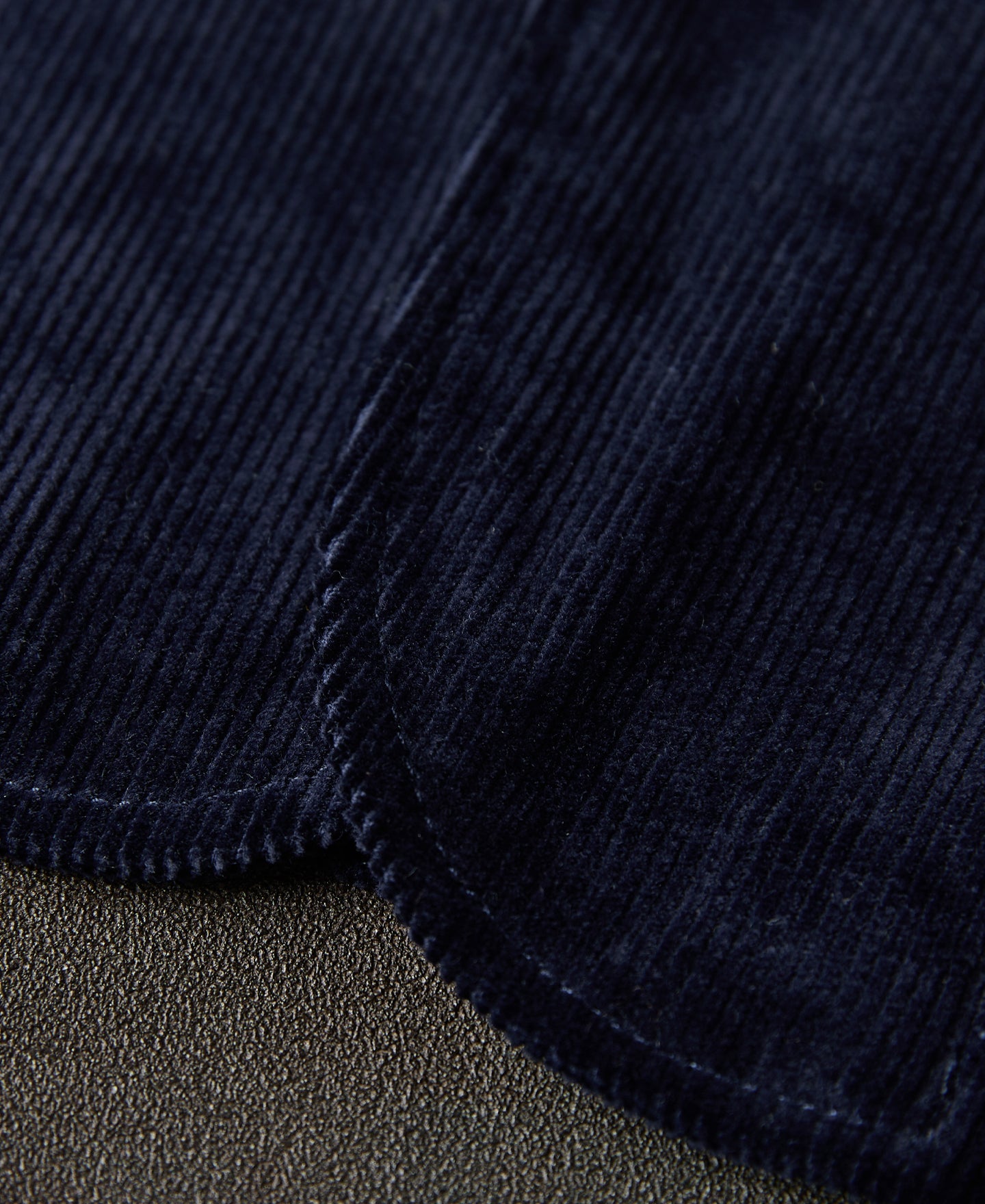 1940s French Indigo Corduroy Chore Coat