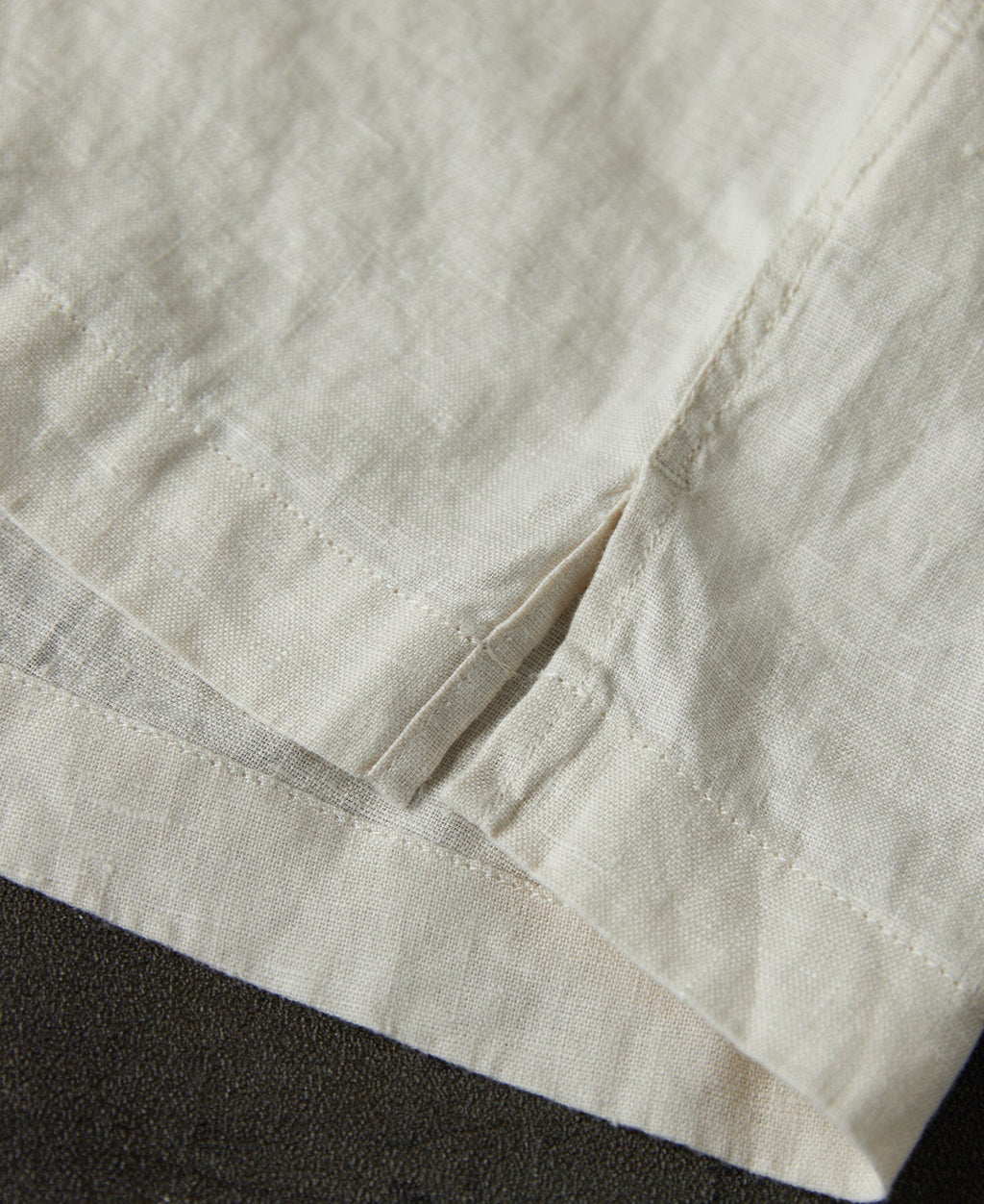 1950s Italian Collar Linen Shirt