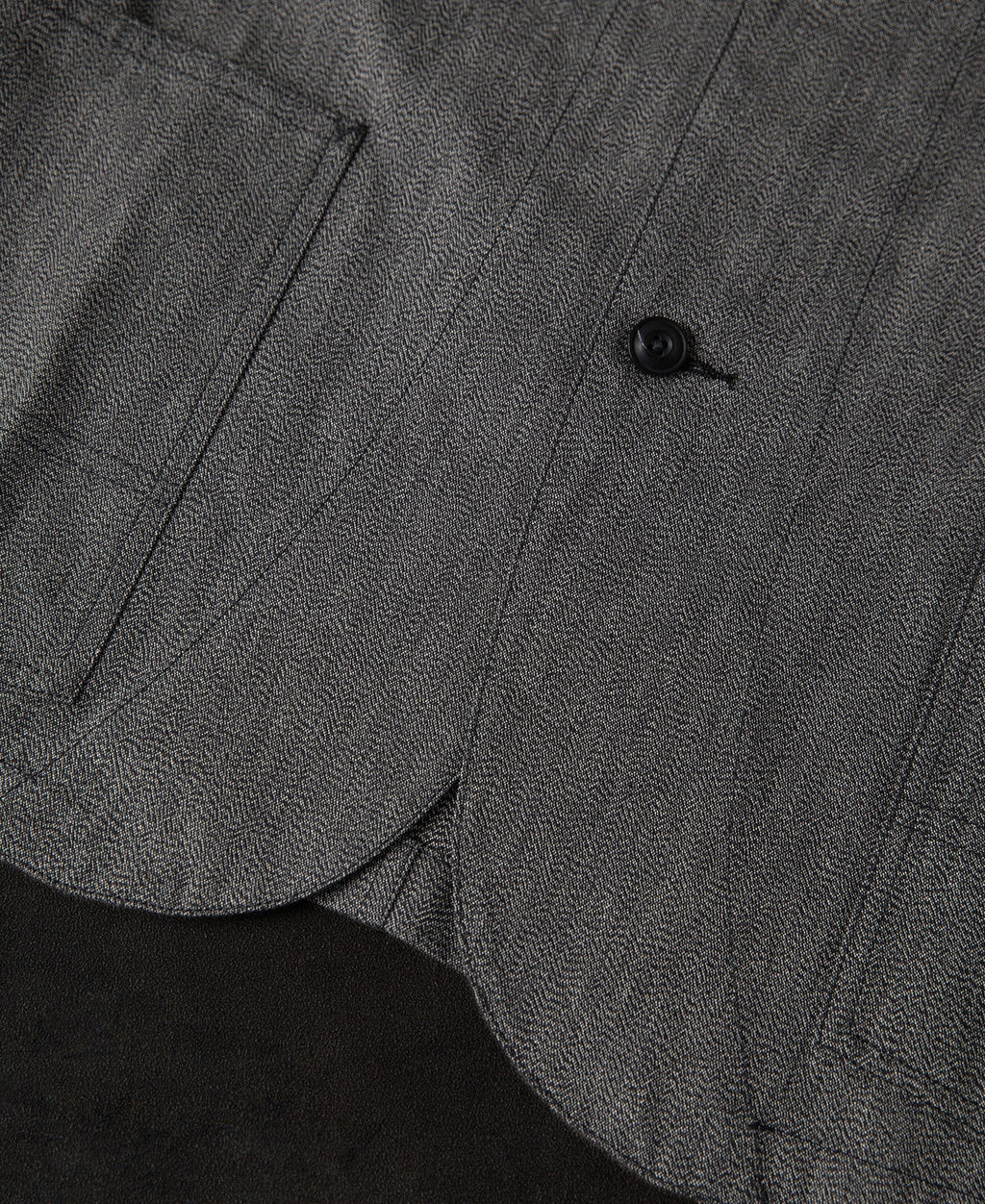 Black Chambray Work Jacket