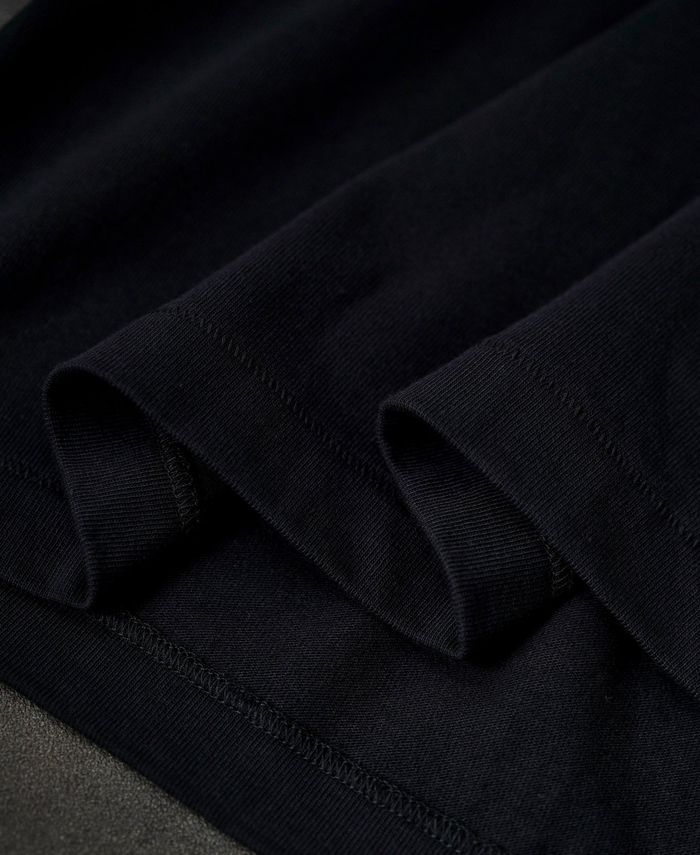 Loopwheel Long Sleeve Cotton T-Shirt