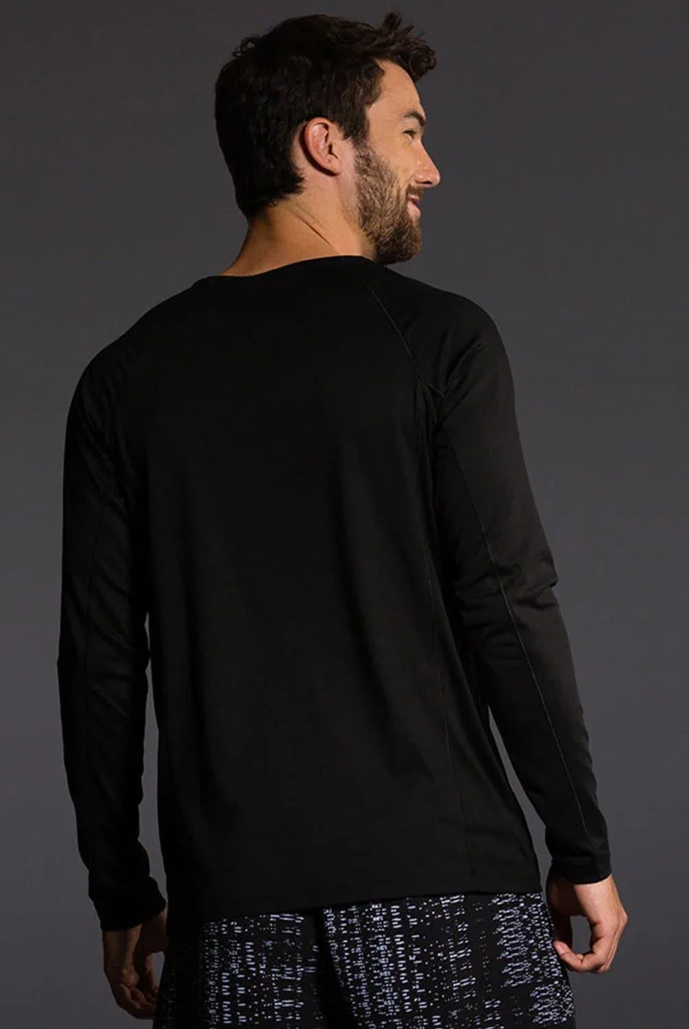 Men's Performance Fabric Raglan Long Sleeve Tee