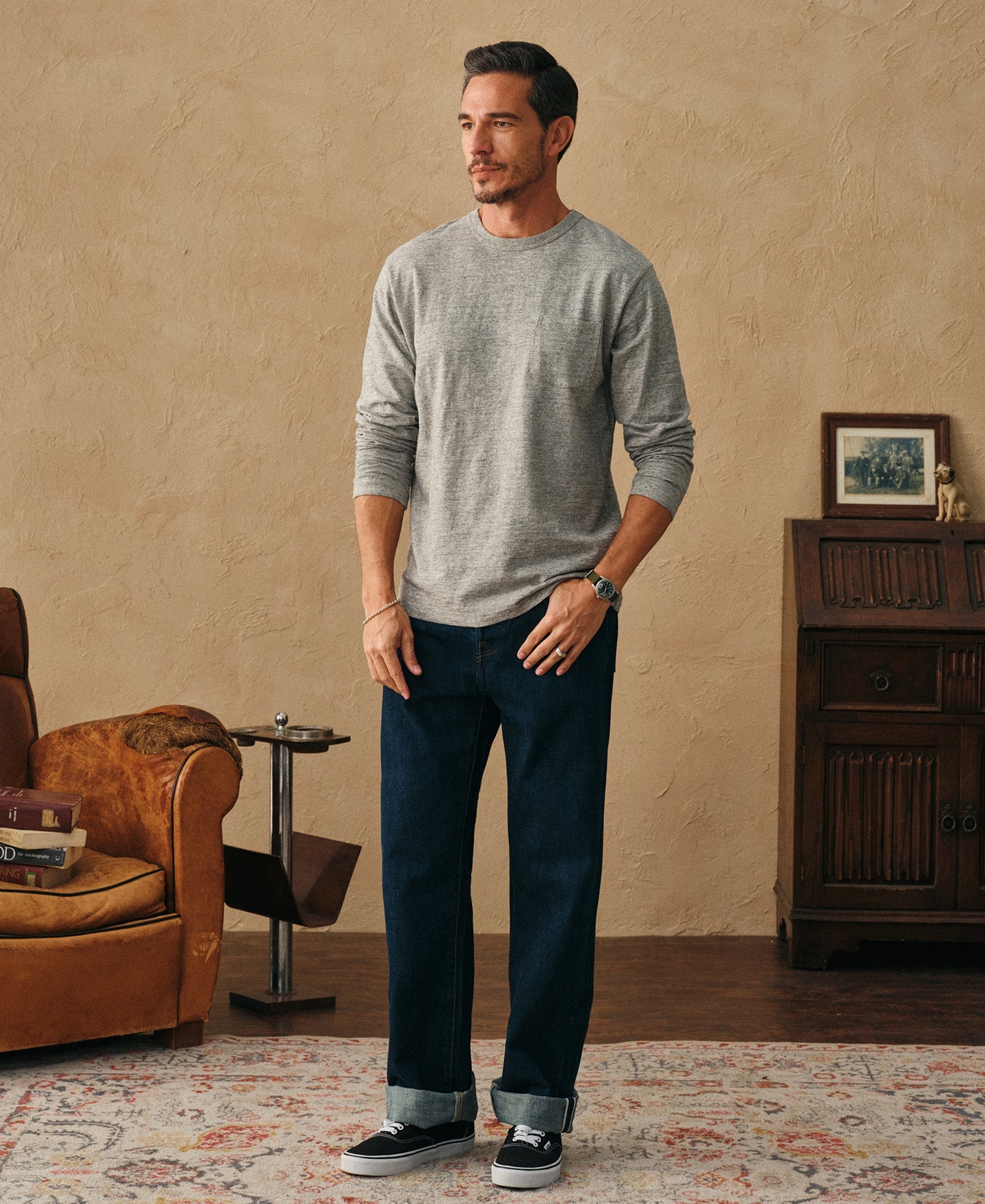 Cotton Jersey Pocket T-Shirt