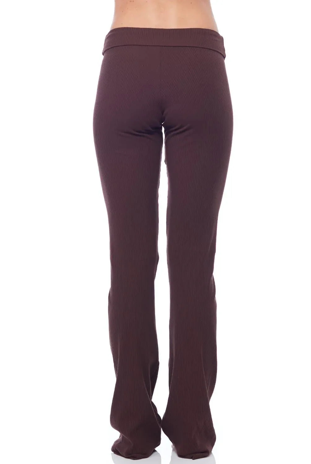 Ribbed Leggings with Soft Foldover Waistband & Flattering Fit