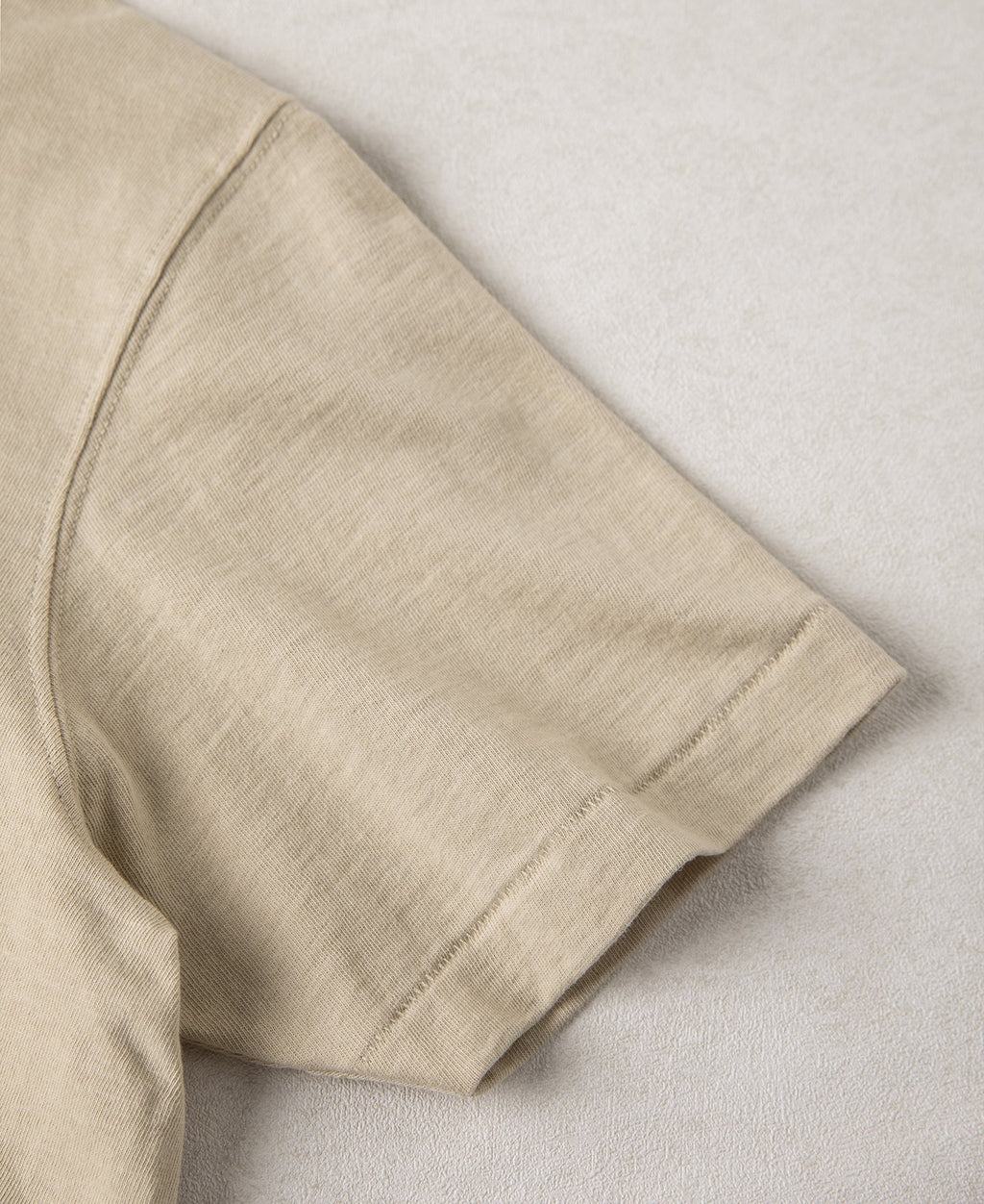 Classic Fit Loopwheel Slub Cotton Pocket T-Shirt