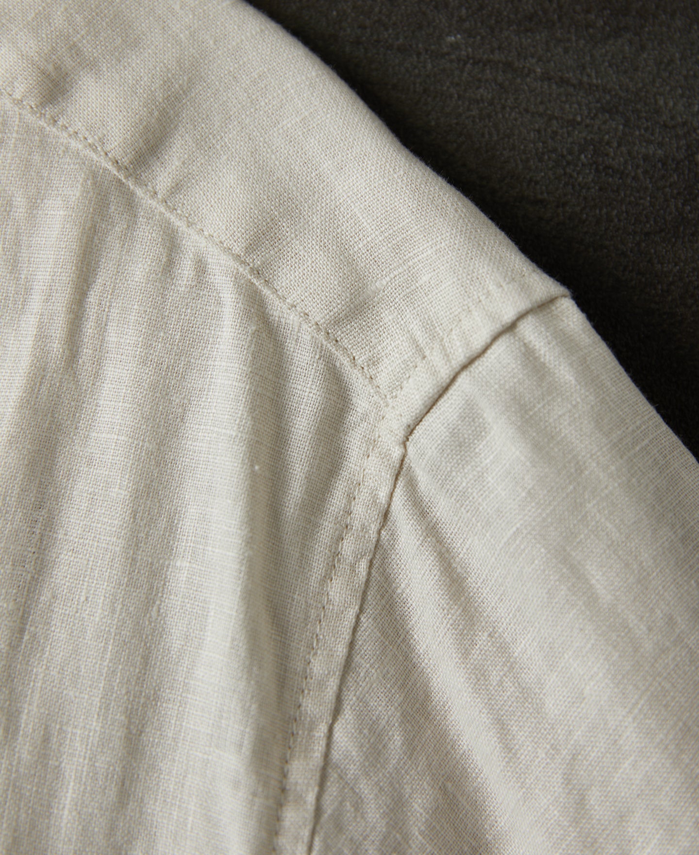 1950s Italian Collar Linen Shirt
