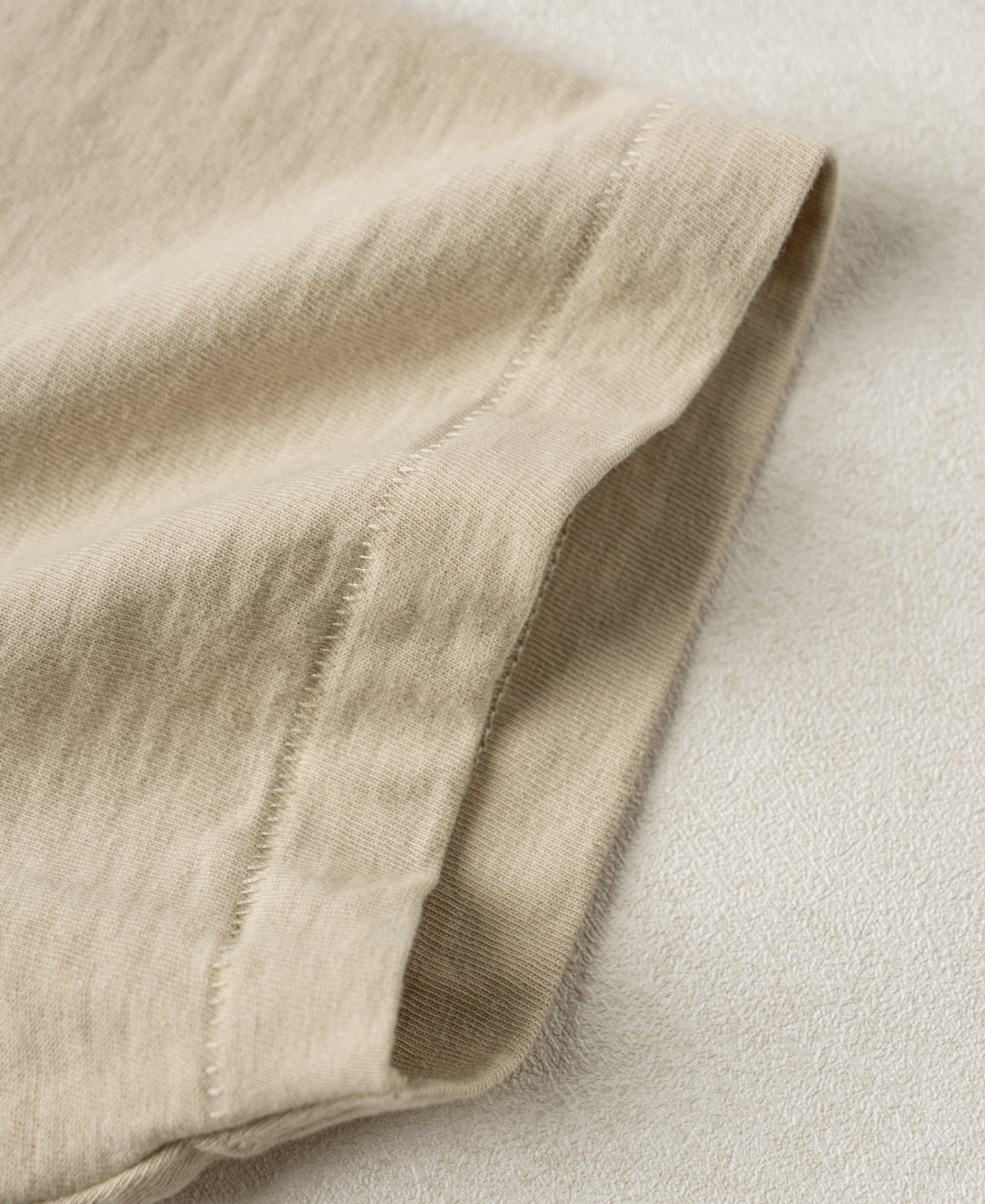 Classic Fit Loopwheel Slub Cotton T-Shirt